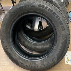 美品　155-70R13-75T　夏用タイヤ　2本の画像