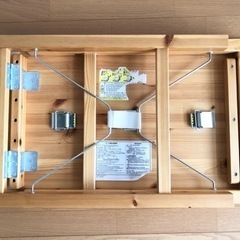 無印良品　パイン材テーブル・折りたたみ式の画像