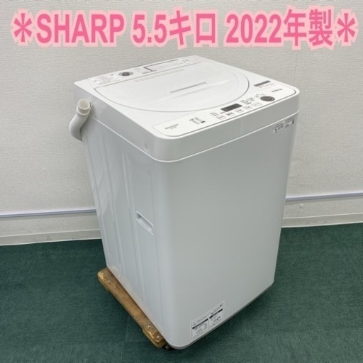 ＊シャープ 全自動洗濯機 5.5キロ 2022年製＊