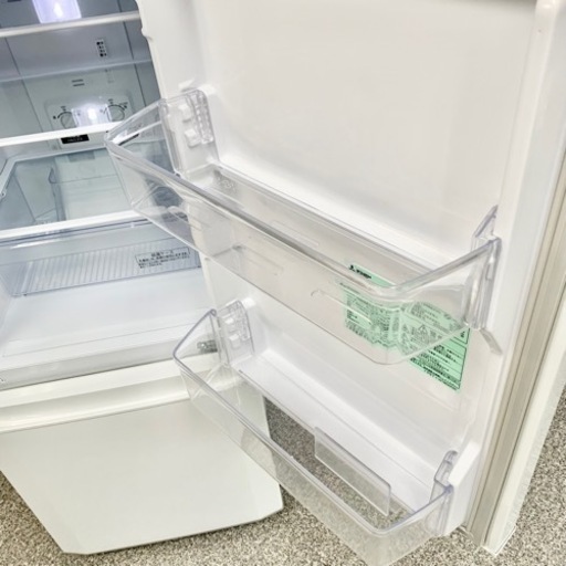 ご成約済? ☑︎配送/設置無料? 三菱 2ドア冷蔵庫 2018年製⭕️ 146L 艶ホワイト? 一人暮らしサイズ✨ 