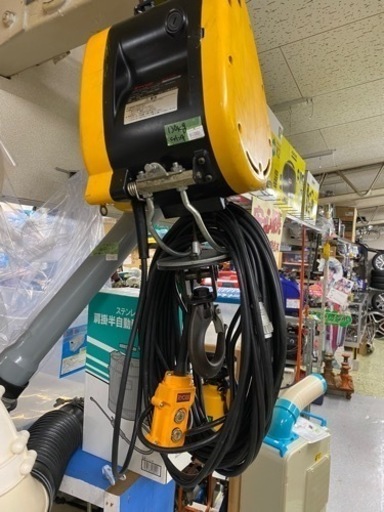 【電動工具】RYOBI 電動 ウインチ 130kg吊り上げ【地域最大電動工具高価買取アールワン田川】