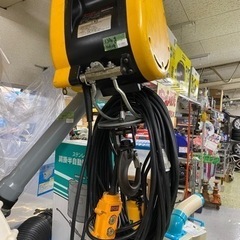 🌲【電動工具】RYOBI 電動 ウインチ 130kg吊り上げ【地域最大電動工具高価買取アールワン田川】