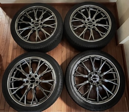 HOT STUFF/ プレシャス HM-2 ハイパーブラックリムポリッシュ 245/40 19インチ 4本 1600km走行