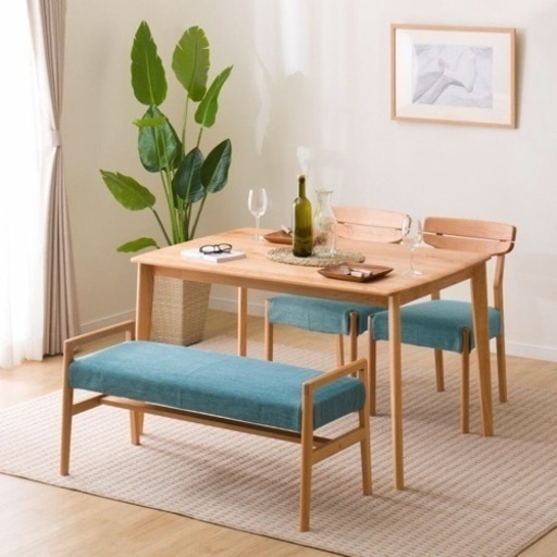 ニトリ　アルナス　ダイニングテーブル4点セット