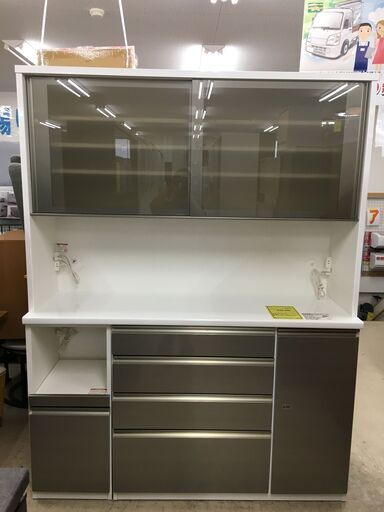 大型家具 三幸 キッチンボード 食器棚 レンジボード 白家具 大型家具 三幸 キッチンボード 食器棚 レンジボード 白家具 三幸