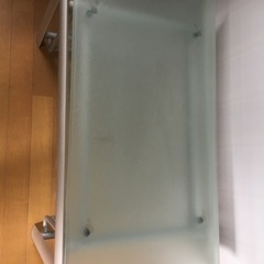 テレビ台　ガラステーブルの画像
