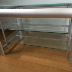 テレビ台　ガラステーブルの画像