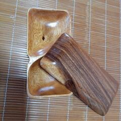食器，木製の画像