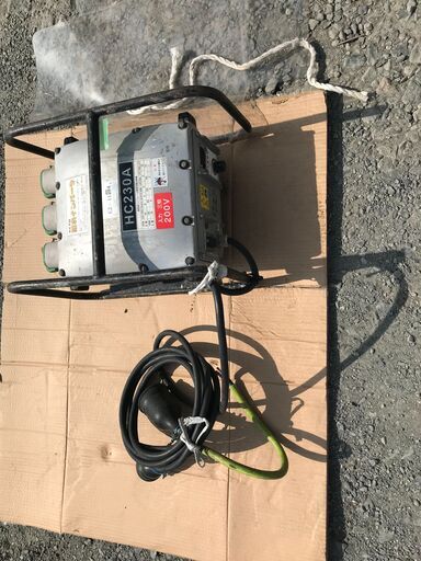 ☆大幅値下げ☆エクセン　耐水インバータ・高周波バイブレーター　中古セット