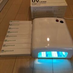 ＴATオリジナル ネイル用UVランプ36W 　替えランプ8本付