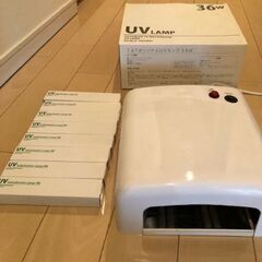 ＴATオリジナル ネイル用UVランプ36W 　替えランプ8本付の画像