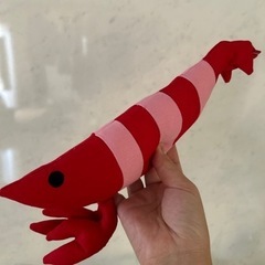 ★猫用玩具おまとめGiGwi（ギグウィ）Petio エビ　さんま蹴りぐるみの画像