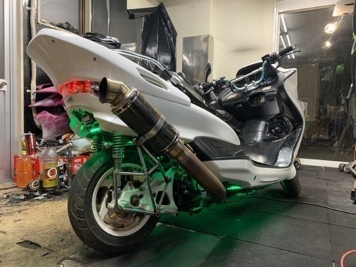 マジェスティC カスタム スピーカー LED 草加市