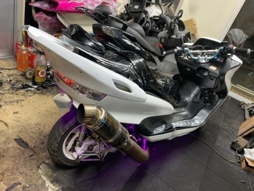 マジェスティC カスタム スピーカー LED 草加市
