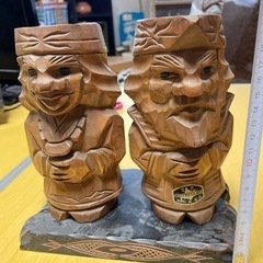 木彫りの民芸品(北海道)の画像