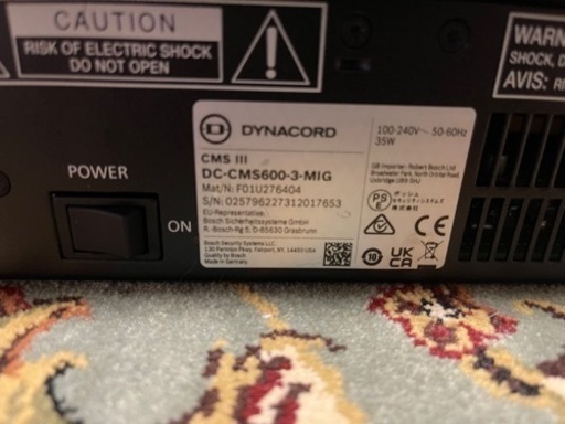 DYNACORD CMS600-3 プロ用ミキサー