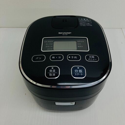 【レガストック川崎本店】シャープ 電子ジャー炊飯器0.54Lタイプ ブラック系 KS-C5F-B