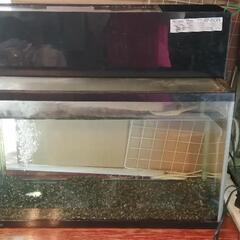 60cm水槽セット。レイシーRF-60、P-112のセット。左（...