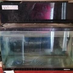 60cm水槽セット。レイシーRF-60、P-112のセット。右（...