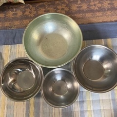 お料理用ボウル他　お譲りします。お写真の物全てお譲りになります。