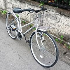 ★お届け可！★ 26インチ 自転車 『DAIA』シルバー シマノ...