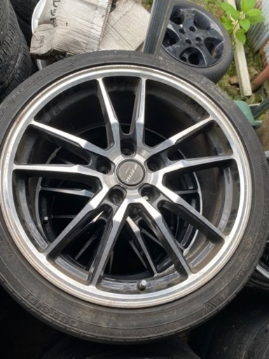 激安 18インチ アルミホイール 4本 タイヤ付き