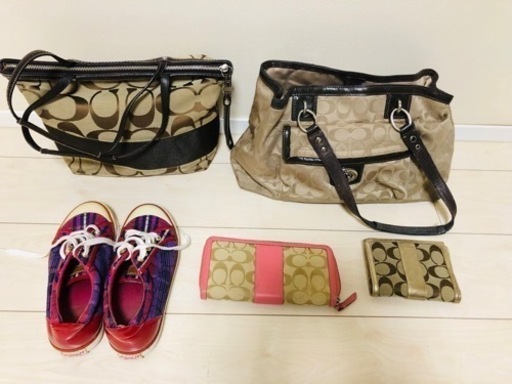 【募集一旦停止】コーチ ショルダーバッグ ハンドバッグ 靴 財布 ウォレット COACH 5点 セット ブランド 百貨店 本物 転売 せどり メルカリ フリマ 3