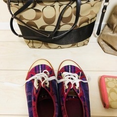 【募集一旦停止】コーチ ショルダーバッグ ハンドバッグ 靴 財布 ウォレット COACH 5点 セット ブランド 百貨店 本物 転売 せどり メルカリ フリマ 3の画像