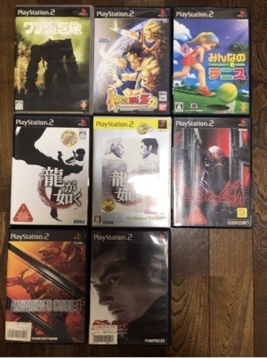 ps2本体＋ソフトセット売り　この商品は売約しました。