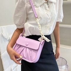 新品未使用　marcydorn  リボンショルダーバッグ　パープル
