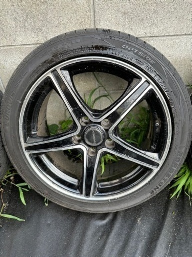 215/45R17 タイヤホイールセット C25 C26セレナ 日産 NISSAN