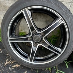 215/45R17 タイヤホイールセット C25 C26セレナ 日産 NISSAN