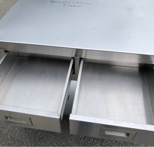 ⭐︎中古品　マルゼン　作業台(引き出し付き)  900×600×800mm  厨房用品⭐︎