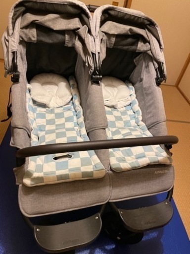 エアバキー ココダブルEX フロムバース マット、冷感マット、枕、レインカバー、空気入れ、付属多数