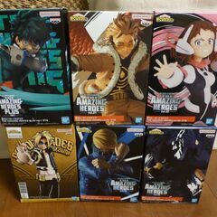 6点セット　僕のヒーローアカデミア　フィギュア　上鳴、常闇、ベス...
