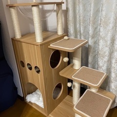 木製キャットタワー  <美品>
