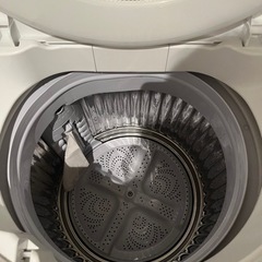 【取引中】美品！SHARP 洗濯機 6kg ES-GE6C-W 2019年製 の画像