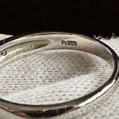 値下げ　pt900 結婚指輪  マリッジリング　0.10ctダイヤ入り💎の画像
