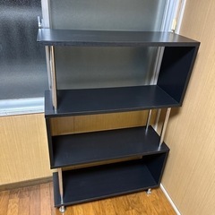 シェルフ 本棚 黒　無料でお譲りします