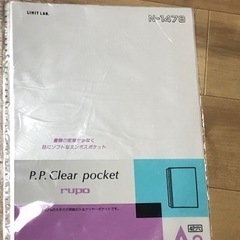 リヒトラブ　クリアーポケット　A ３　４２穴