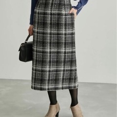 ロペピクニック　ツイード　チェック　スカート　新品未使用　タグ付き