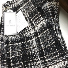 ロペピクニック　ツイード　チェック　スカート　新品未使用　タグ付きの画像