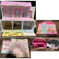 リカちゃん人形8体、ハウス3個、サーティーワン、小物の画像