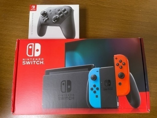 ニンテンドースイッチ 純正プロコン付き