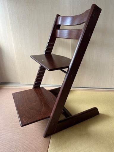 トリップトラップ　STOKKE 正規品　ウォールナットブラウン　ベビーセット付き
