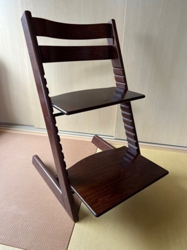 トリップトラップ　STOKKE 正規品　ウォールナットブラウン　ベビーセット付き