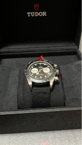 新品未使用！チューダー　ブラックベイクロノ　黒文字盤