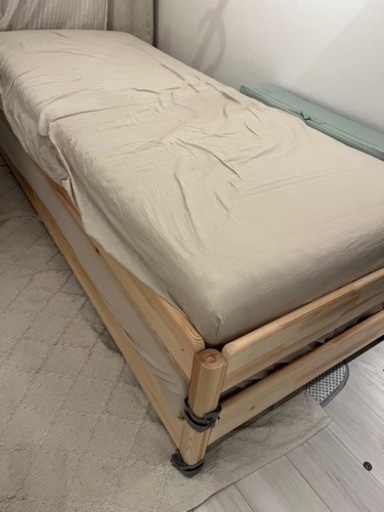 IKEA ウトゥーケルとマットレスと冬用敷パット２枚