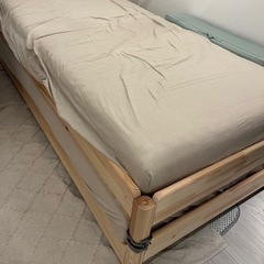 IKEA ウトゥーケルとマットレスと冬用敷パット２枚