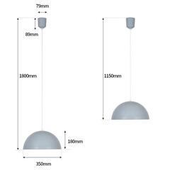 【ありがとうございました】ペンダントライト　照明　ダイニング　白の画像